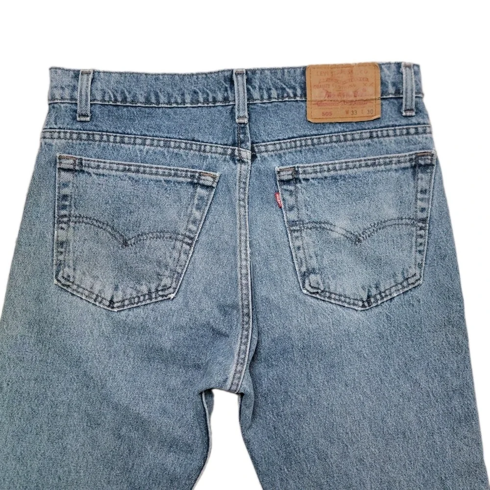 Vintage 1992 Levi's 505 Jeans – Made in USA – Size 33x30 – Factory 532